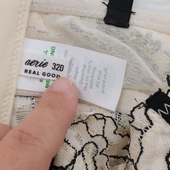 Aerie | Balconette Unlined Lace Bra 32D - Picture 3 of 6